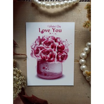 Мини-открытка "Love You"