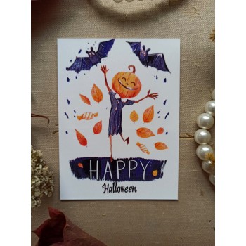 Мини-открытка "HAPPY Halloween"